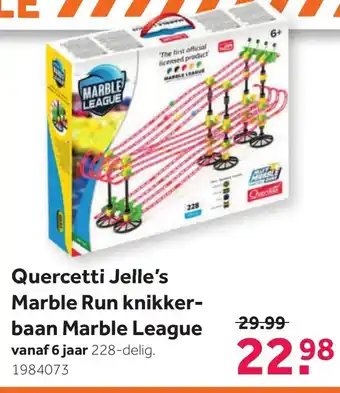 Intertoys Quercetti Jelle's Marble Run knikker- baan Marble League aanbieding