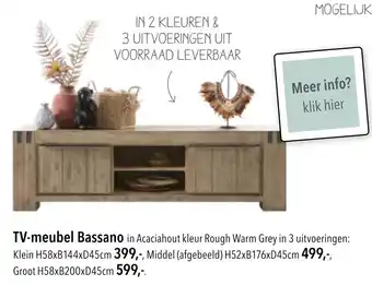 Pronto wonen TV-meubel Bassano aanbieding