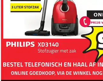 BoXXer Philips Stofzugier Met Zak aanbieding