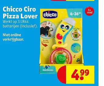 Kruidvat Chicco ciro pizza lover aanbieding