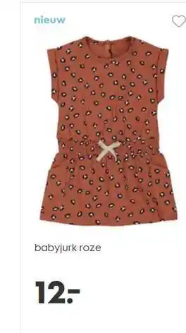 HEMA Babyjurk Roze aanbieding