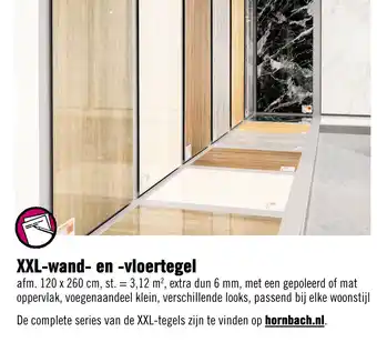 Hornbach Xxl-wand- en -vloertegel aanbieding