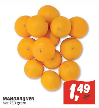 Dekamarkt Mandarijnen aanbieding