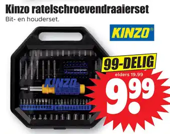 Dirk Kinzo ratelschroevendraaierset aanbieding