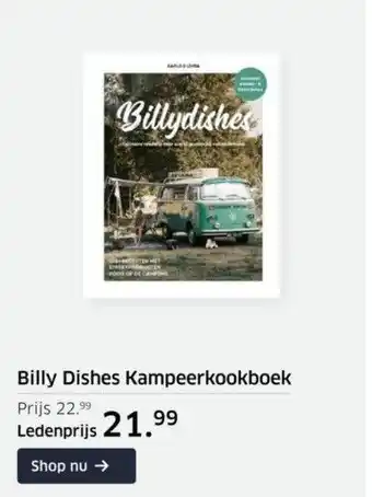 ANWB Billy dishes kampeerkookboek aanbieding