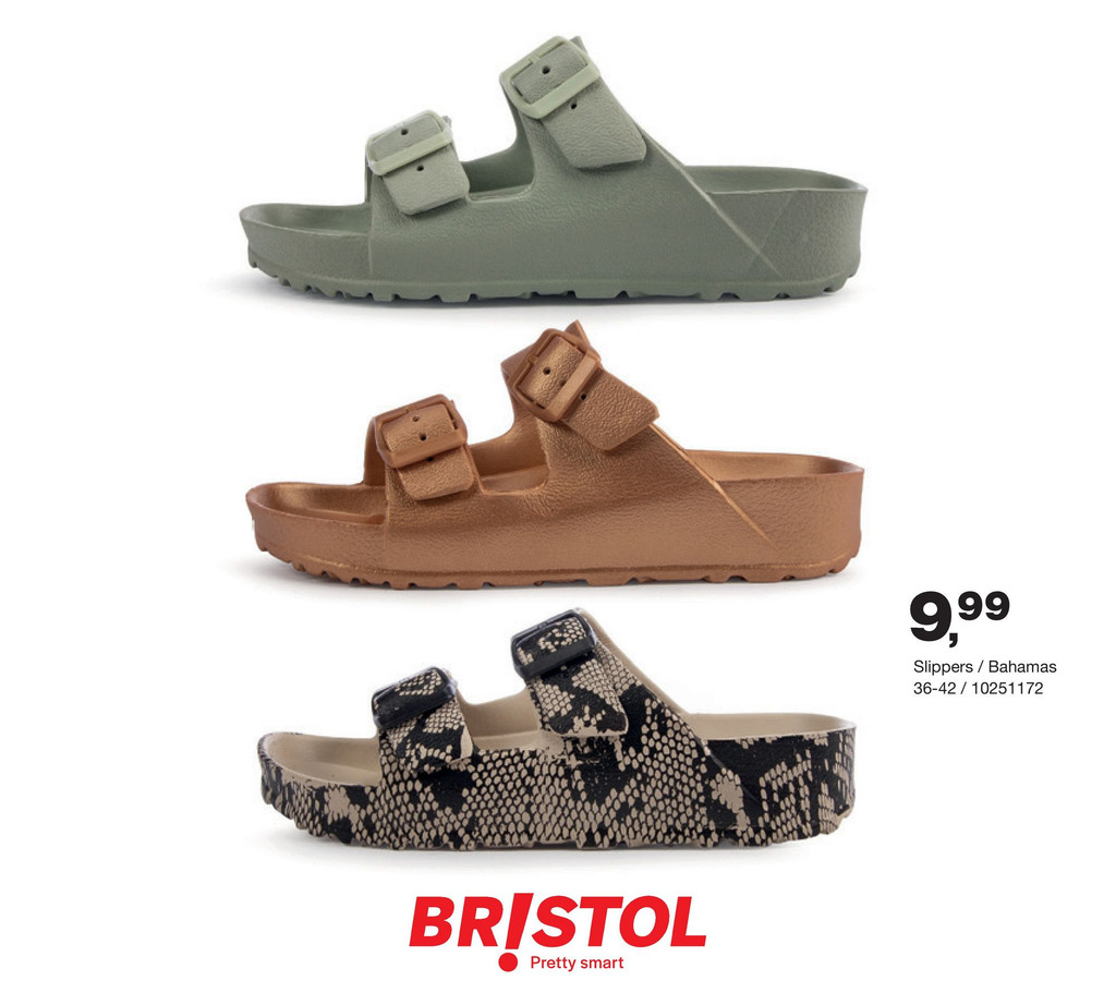 Bristol Slippers Bahamas aanbieding