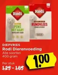 Vomar Voordeelmarkt Rodi dierenvoeding aanbieding