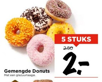 Vomar Voordeelmarkt Gemengde donuts aanbieding