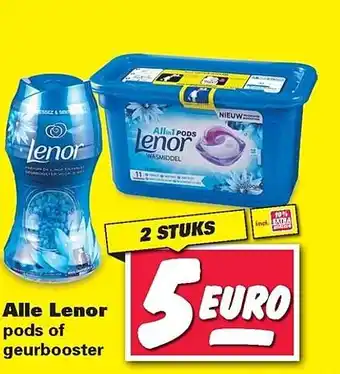 Nettorama Alle lenor pods of geurbooster aanbieding