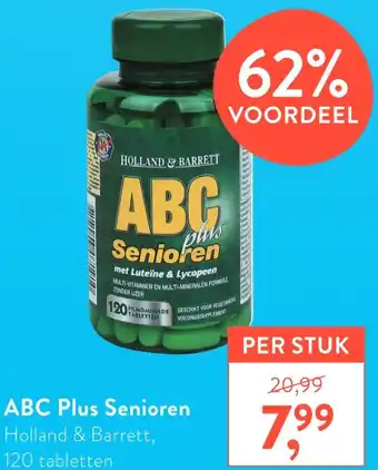 Holland & Barrett ABC Plus Senioren aanbieding