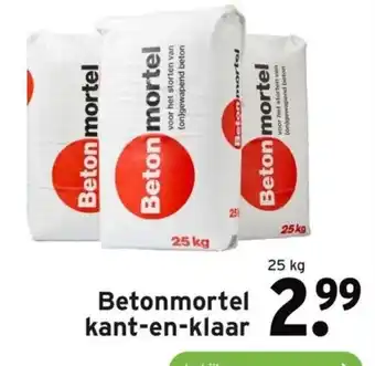 GAMMA Betonmortel kant-en-klaar 25 kg aanbieding