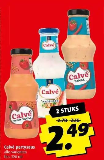 Boni Calvé partysaus aanbieding