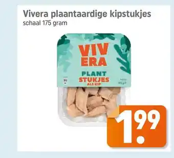 Lekker Makkelijk Vivera Plaantaardige Kipstukjes 175 gram aanbieding