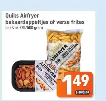 Dagwinkel Quality Airfryer Bakaardappeltjes Of Verse Frites aanbieding