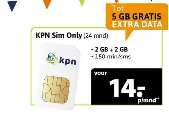 Welcom KPN Sim Only (24 Mnd) aanbieding