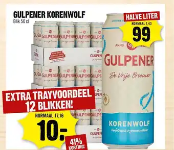 Dirck 3 Gulpener Korenwolf aanbieding