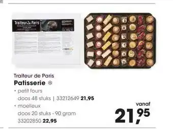 HANOS Traiteur De Paris Patisserie aanbieding