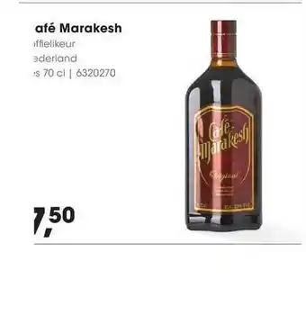 HANOS Café Marakesh Koffielikeur aanbieding