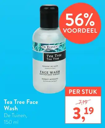 Holland & Barrett Tea Tree Face Wash aanbieding