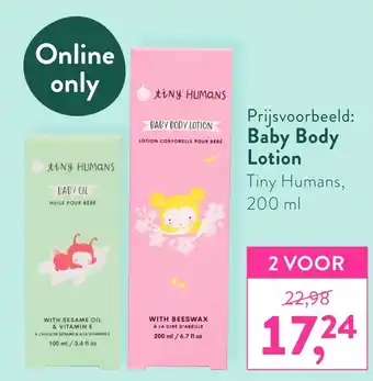 Holland & Barrett Baby Body Lotion 200ml aanbieding