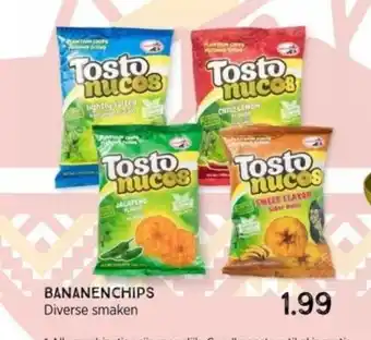 Xenos Bananenchips aanbieding