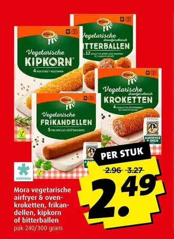 Boni Mora Vegetarische Airfryer & Ovenkroketten, Frikandellen, Kipkorn Of Bitterballen aanbieding