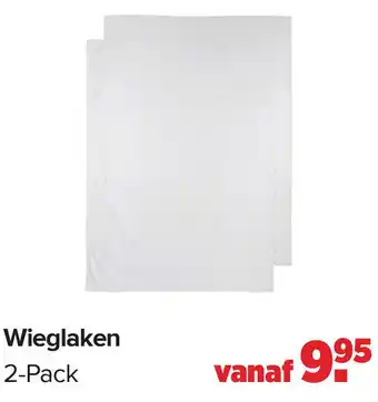 Baby-Dump Wieglaken 2-Pack aanbieding