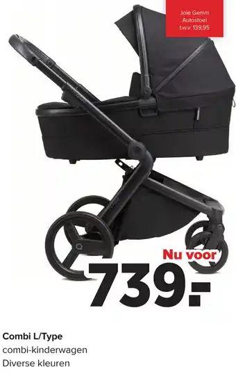 Baby-Dump Combi L/Type combi-kinderwagen Diverse kleuren aanbieding