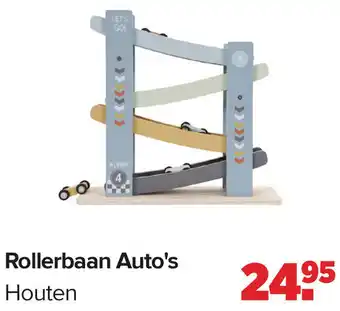 Baby-Dump Rollerbaan Auto's Houten aanbieding