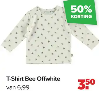 Baby-Dump T-Shirt Bee Offwhite aanbieding