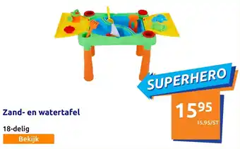 Action Zand- en watertafel aanbieding