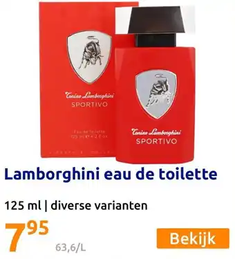 Action Lamborghini Sportivo edt 125ml aanbieding