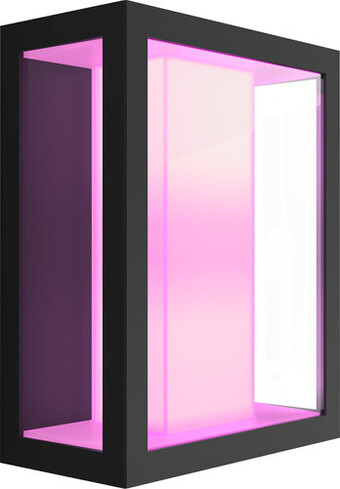 Coolblue Philips hue impress muurlamp white and color zwart breed aanbieding