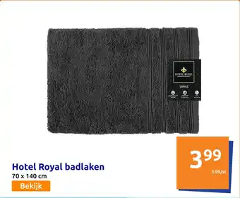 Action Hotel Royal badlaken aanbieding