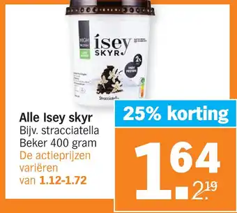 Albert Heijn Alle Isey skyr aanbieding