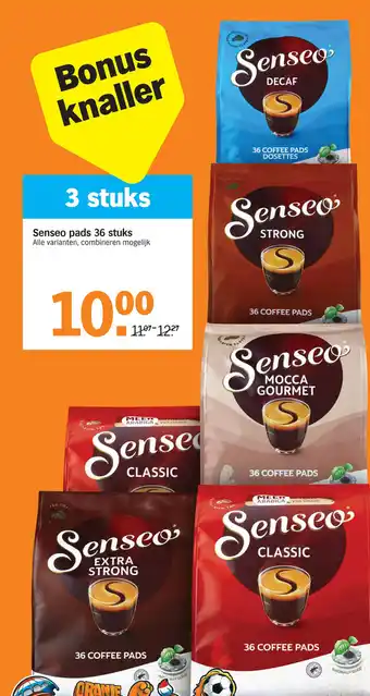 Albert Heijn Senseo pads 36 stuks aanbieding