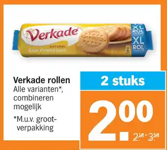 Albert Heijn Verkade rollen aanbieding