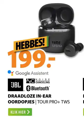 Expert JBL Draadloze in-ear oordopjes  I  TOUR PRO+ TWS aanbieding