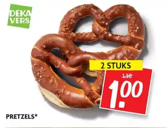 Dekamarkt Pretzels 2 st aanbieding