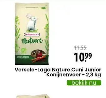 Zooplus Versele-Laga Nature Cuni Junior Konijnenvoer - 2,3 kg aanbieding