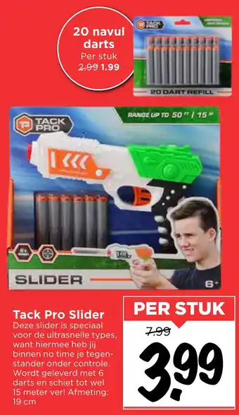 Vomar Voordeelmarkt Tack Pro Slider aanbieding