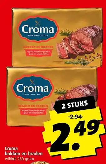 Boni Croma bakken en braden aanbieding