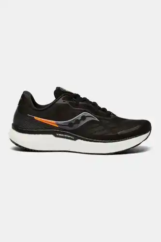 Bever Saucony triumph 19 hardloopschoen zwart/wit aanbieding