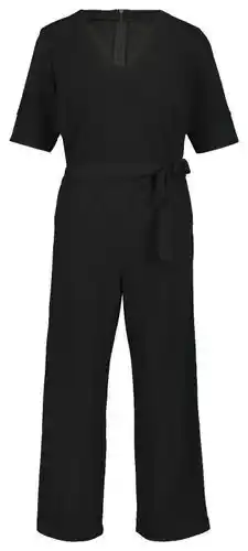 HEMA Hema hema dames jumpsuit rib zwart (zwart) aanbieding