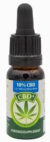 Holland & Barrett Jacob hooy cbd olie 10% (10ml) aanbieding