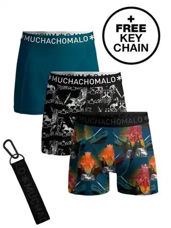 Muchachomalo Muchachomalo heren 3-pack boxershorts king arthur aanbieding