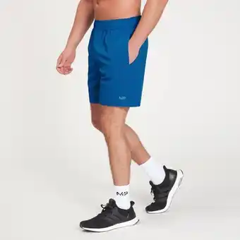 Myprotein Mp mp grafische hardloopshorts voor heren - true blue - xs aanbieding