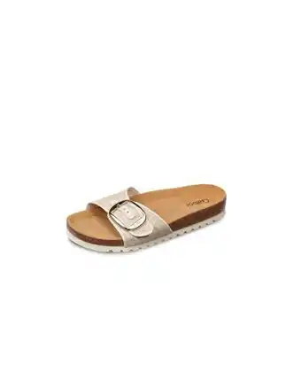 PETER HAHN Slippers verstelbaar bandje gesp gabor beige aanbieding