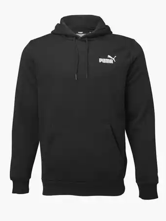 vanHaren Puma zwarte ess small logo hoodie fl aanbieding