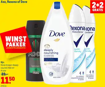 Makro Axe, Rexona of Dove aanbieding